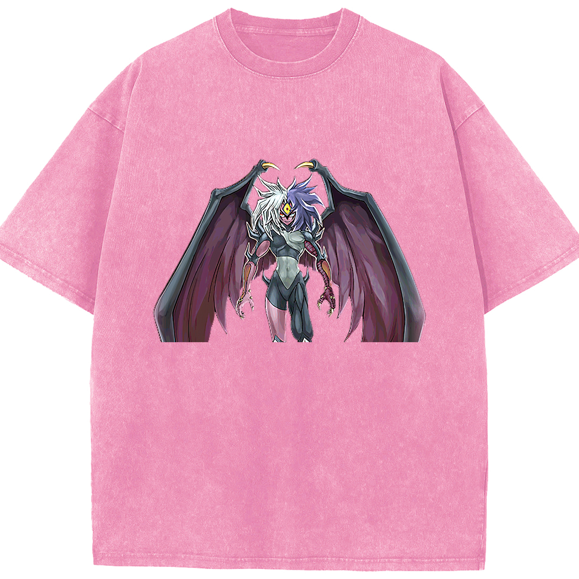 （画像用） 遊☆戯☆王 Yu-Gi-Oh! 綿100% ヴィンテージ風 半袖Tシャツ（フロントプリント）